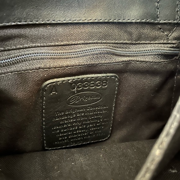 Brighton Black Leather Tote with Iconic Heart Charm - Picture 8 of 8